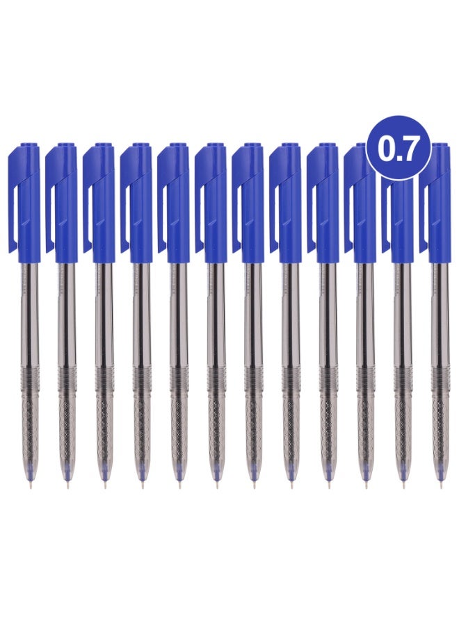 Deli 12-Piece Arrow Ballpoint Pen 0.7mm Blue Ink - Image 2